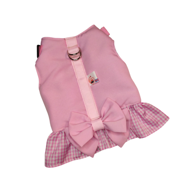 Pechera vestido rosado